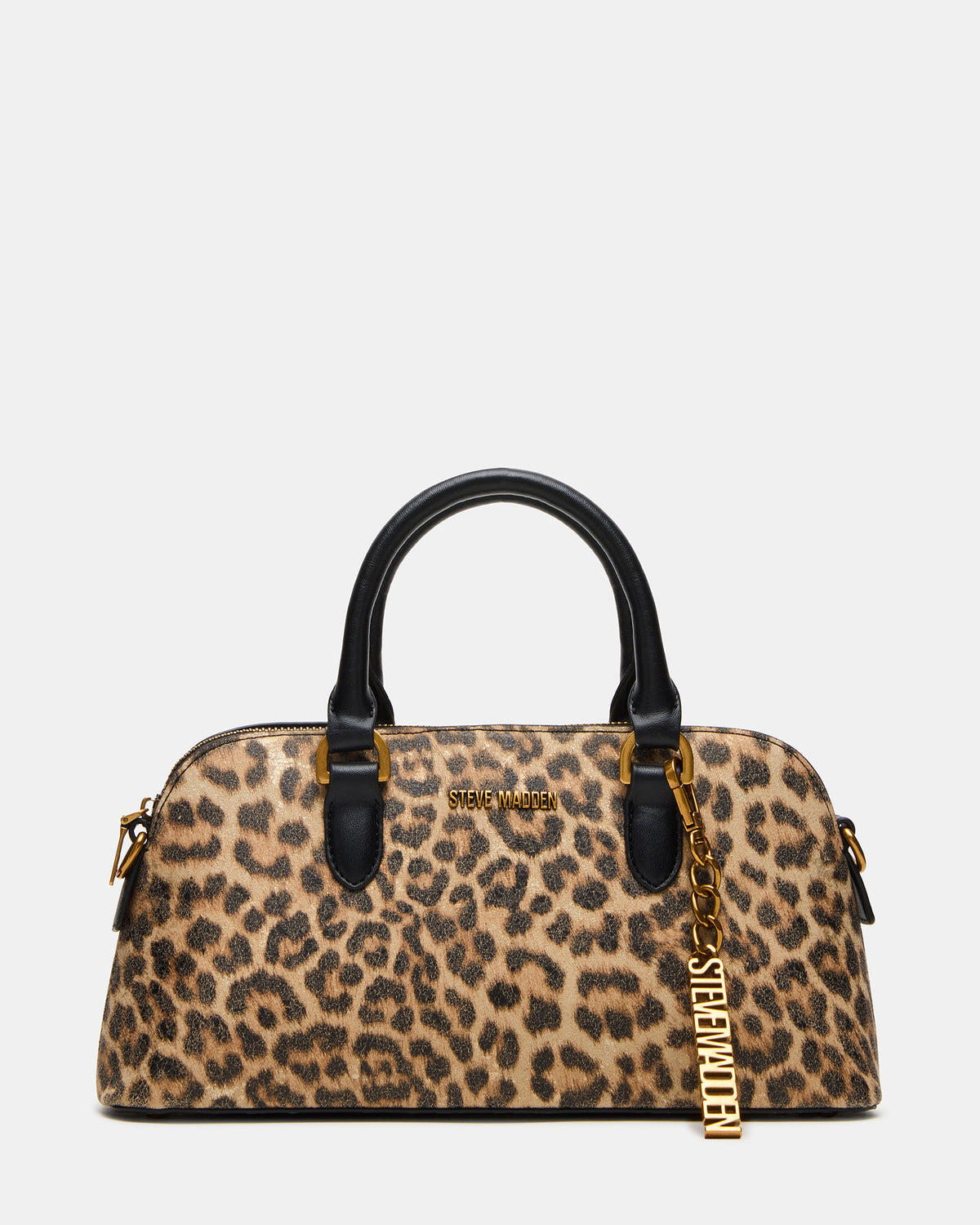 SMYTH Bag Leopard Crossbody Bag Charm Top Handle Handbag