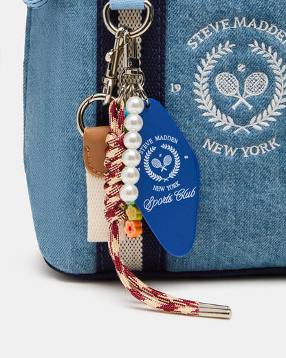 COLLEGE Bag Denim Top-Handle Crossbody Tote Handbag