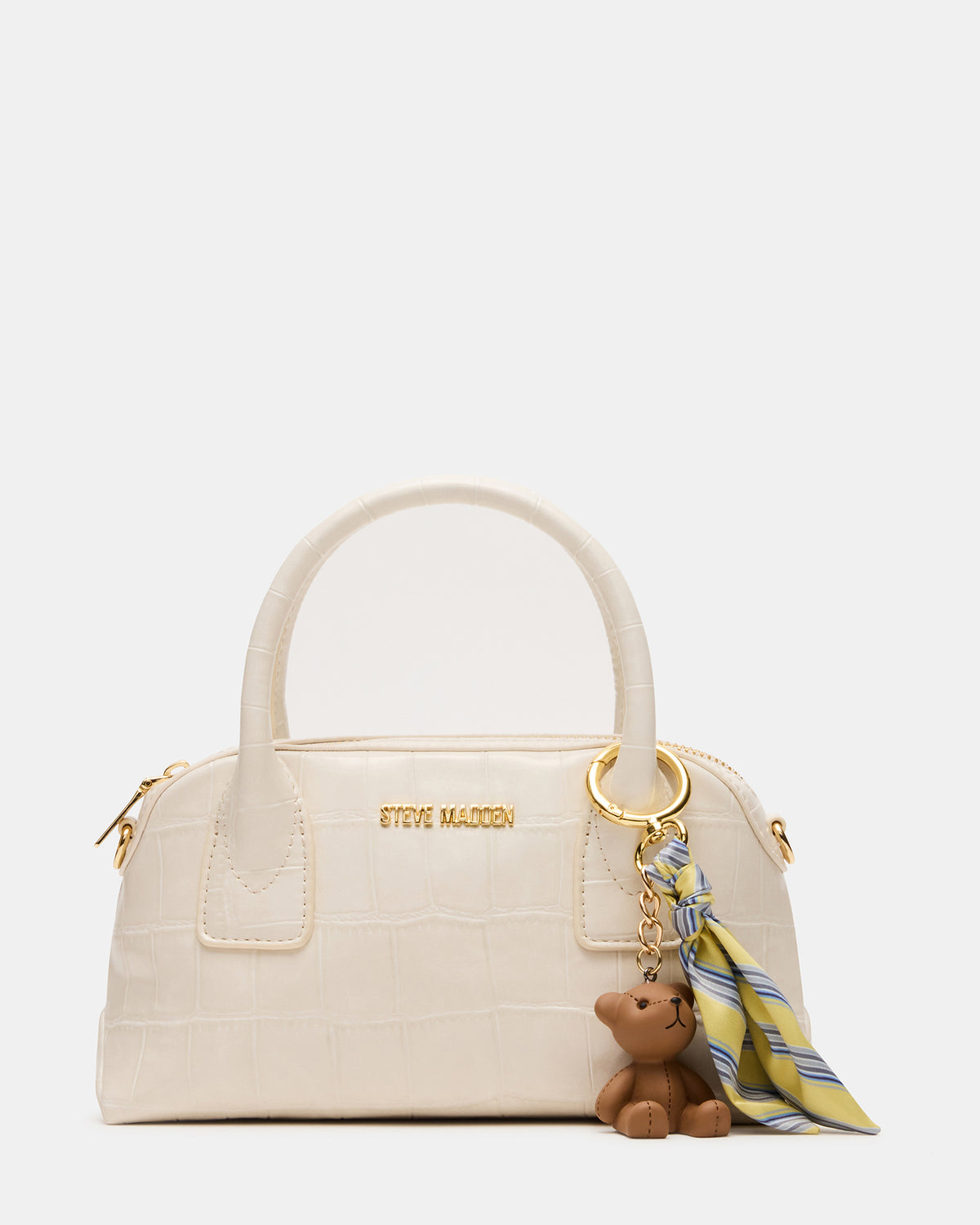 MELODIE Bag Bone Crocodile Dome Satchel Top-Handle Crossbody Handbag