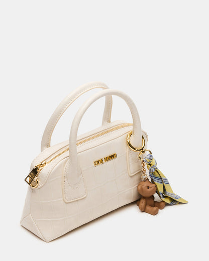 MELODIE Bag Bone Crocodile Dome Satchel Top-Handle Crossbody Handbag