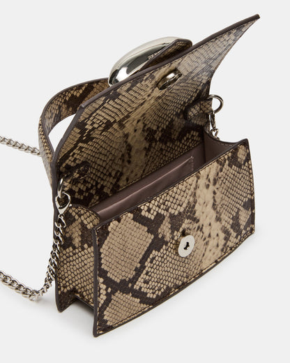 MISHELL Bag Natural Multi Top-Handle Mini Handbag