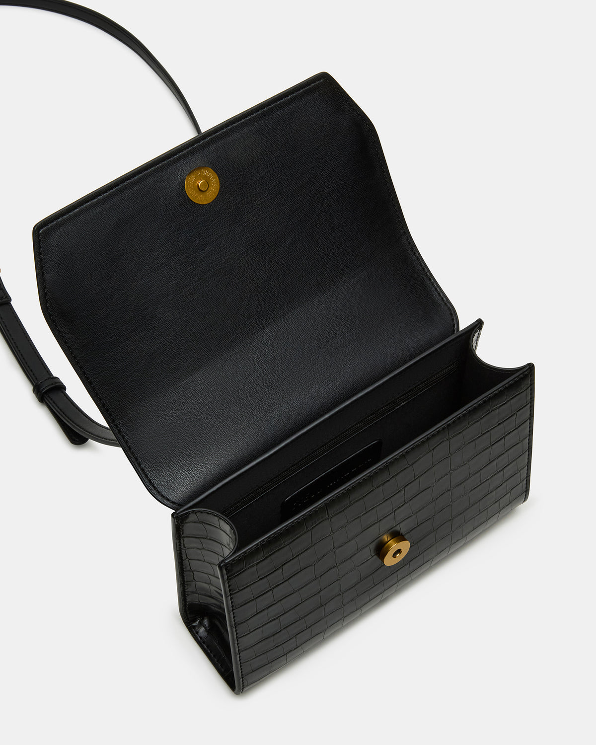 ELLOISE Bag Black Structured Mini Crossbody Handbag