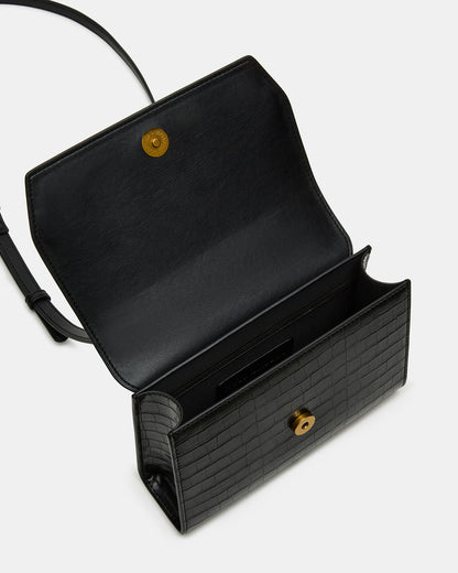 ELLOISE Bag Black Structured Mini Crossbody Handbag