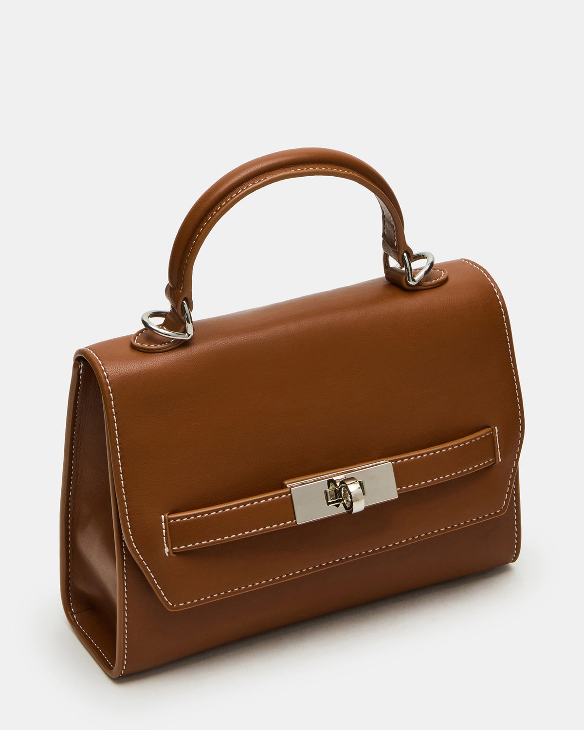 ELLOISE Bag Cognac Structured Mini Crossbody Handbag