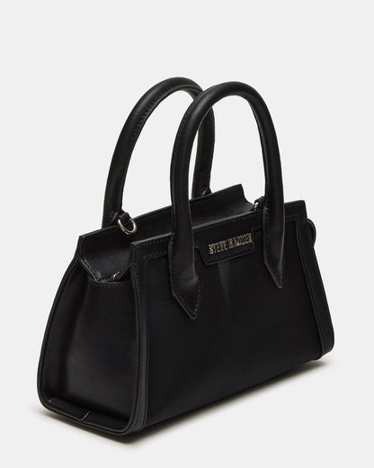 PEACHY Black Women's Mini Top-Handle Mesh Handbag