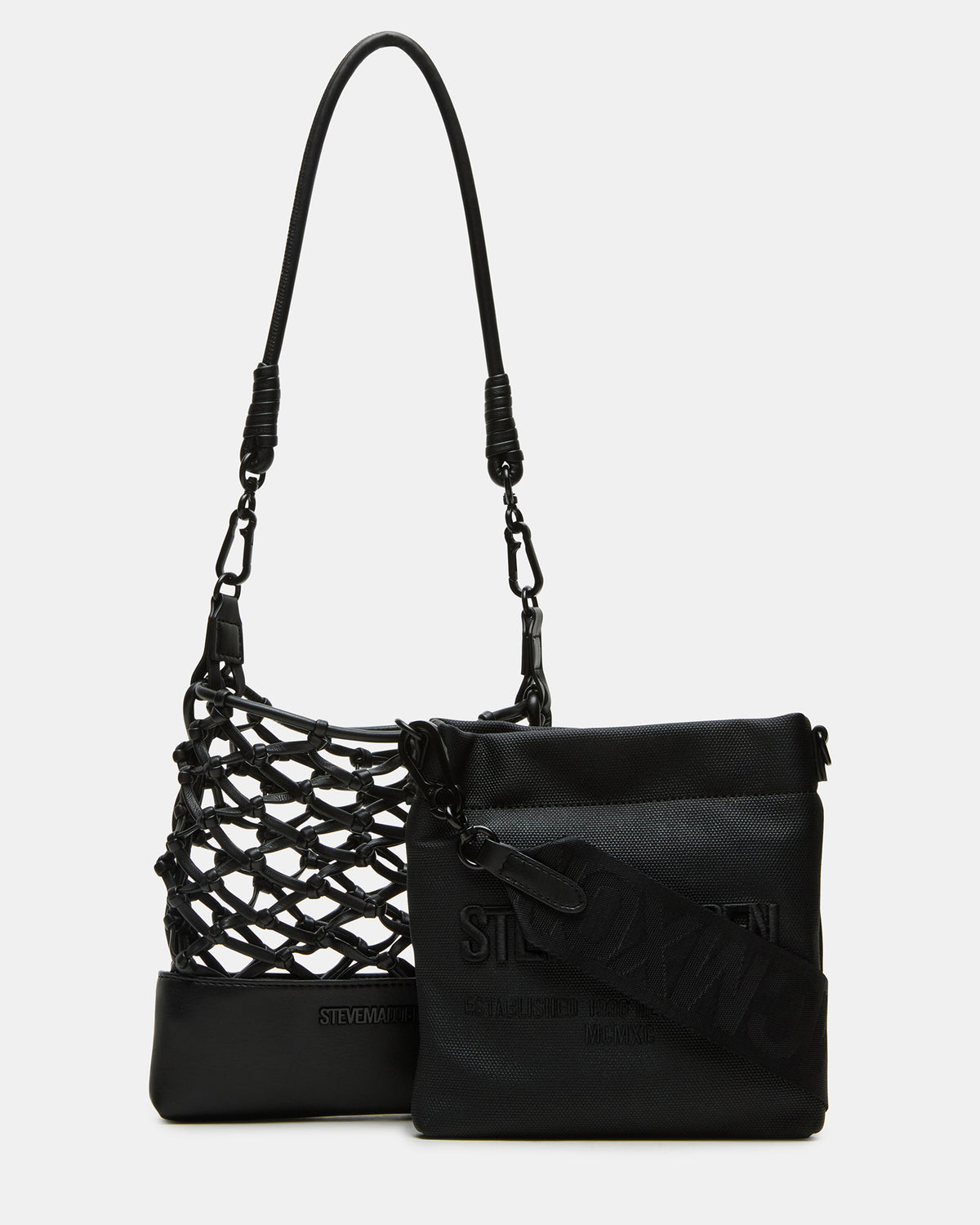 ARDA Black/Black Women's Crossbody Pouch Handbag