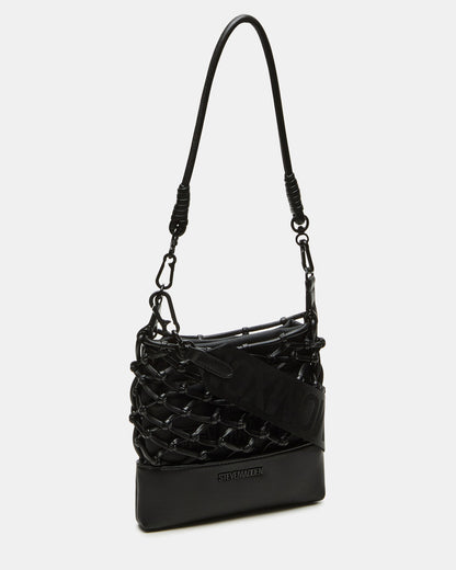 ARDA Black/Black Women's Crossbody Pouch Handbag