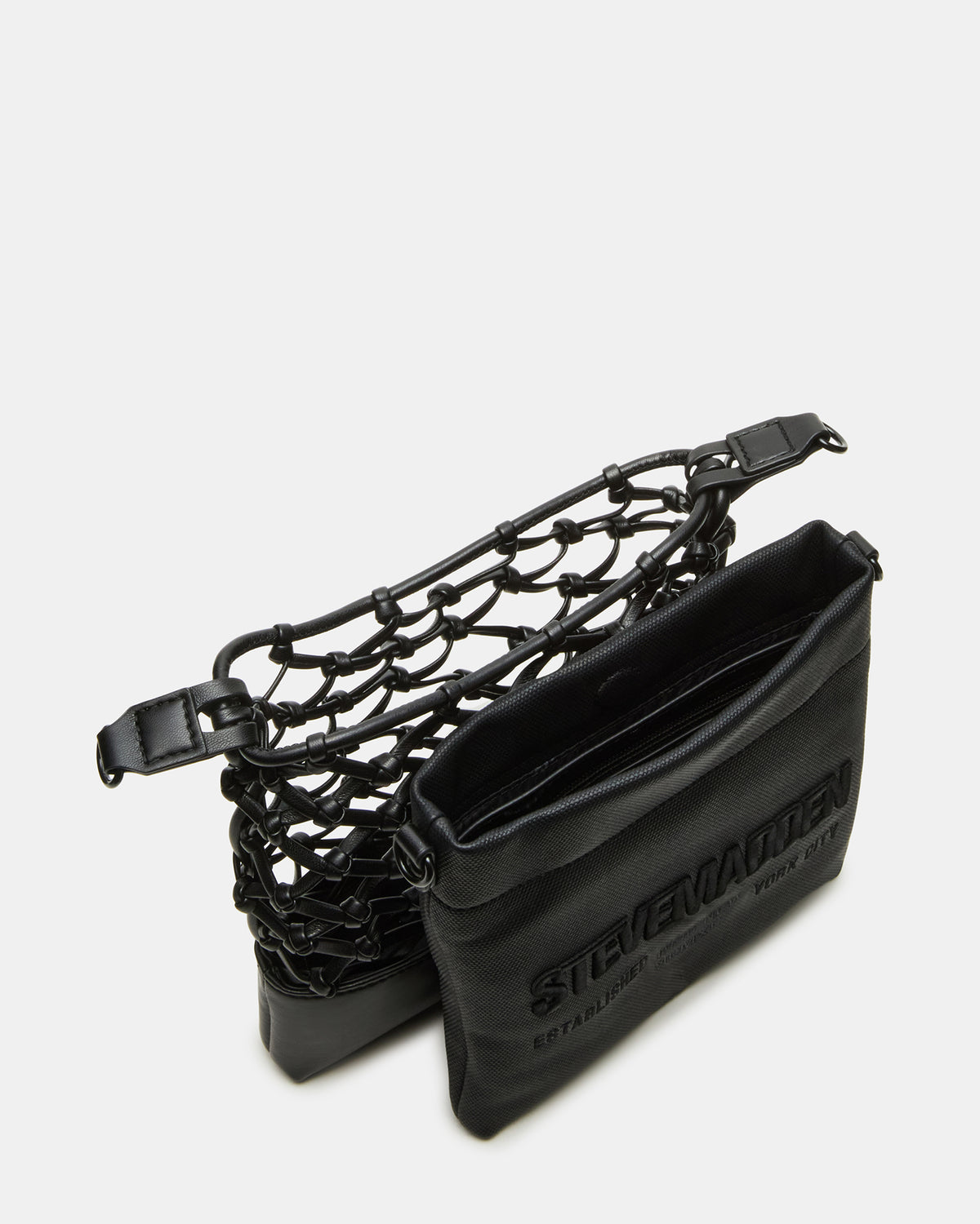ARDA Black/Black Women's Crossbody Pouch Handbag