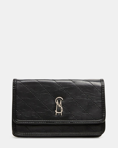RELAX Bag Black Logo Chain Strap Crossbody Handbag