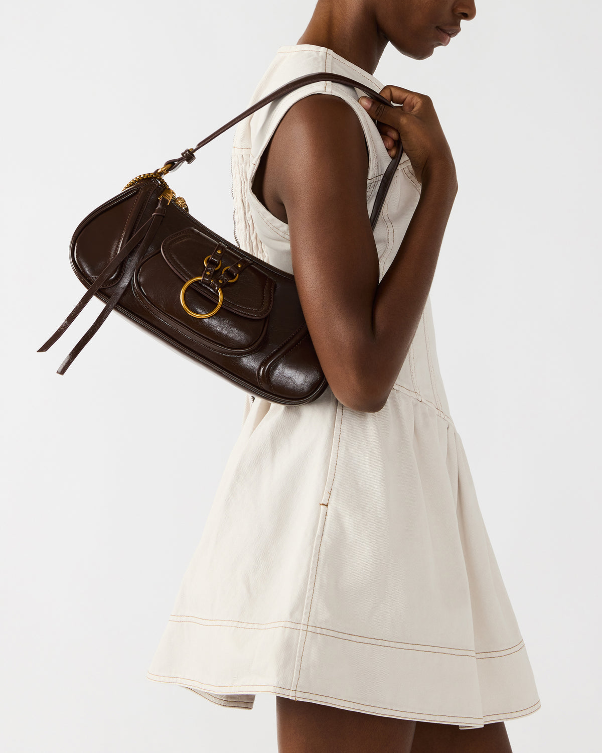 LUXXAR Bag Brown Shoulder Strap Boho-Inspired Handbag