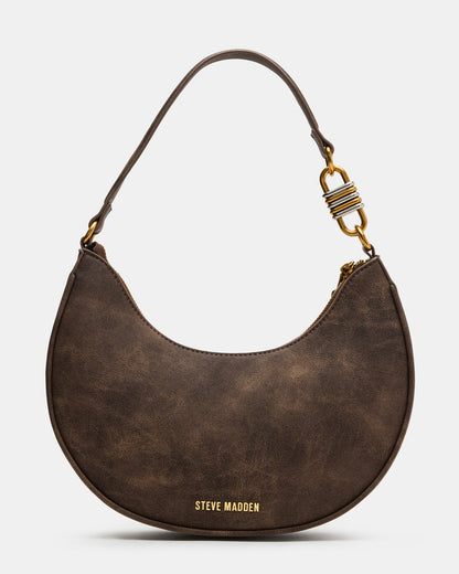 LOHAN Bag Brown Structured Hobo Shoulder Handbag