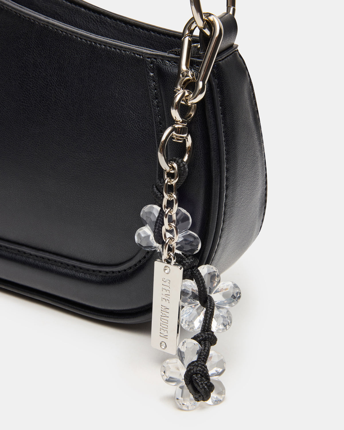 MUSEE Bag Black Asymmetrical Shoulder Strap Handbag