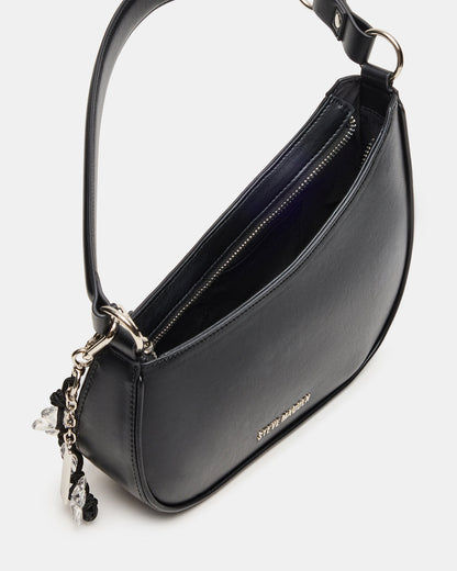 MUSEE Bag Black Asymmetrical Shoulder Strap Handbag