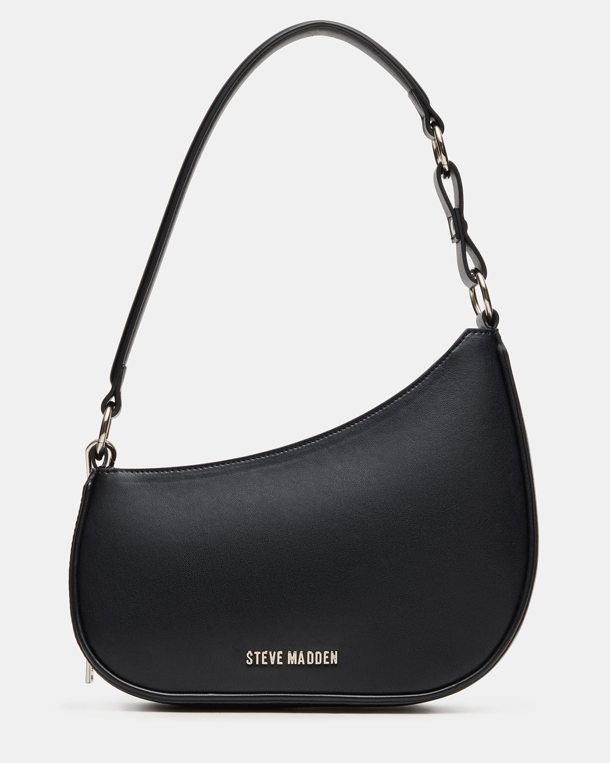 MUSEE Bag Black Asymmetrical Shoulder Strap Handbag