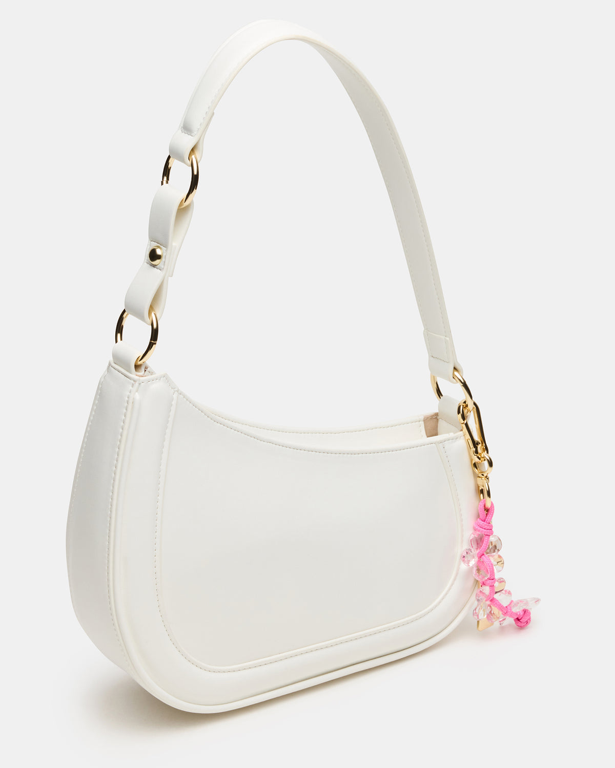 MUSEE Bag White Asymmetrical Shoulder Strap Handbag