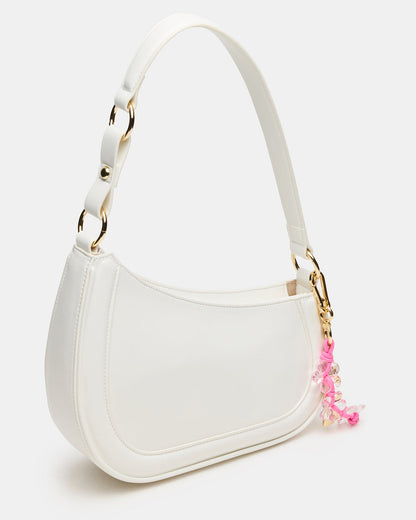 MUSEE Bag White Asymmetrical Shoulder Strap Handbag
