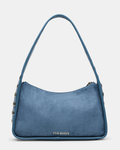 CHEYANN Bag Light Blue Hobo Dome-Studded Shoulder Strap Women's Handbag