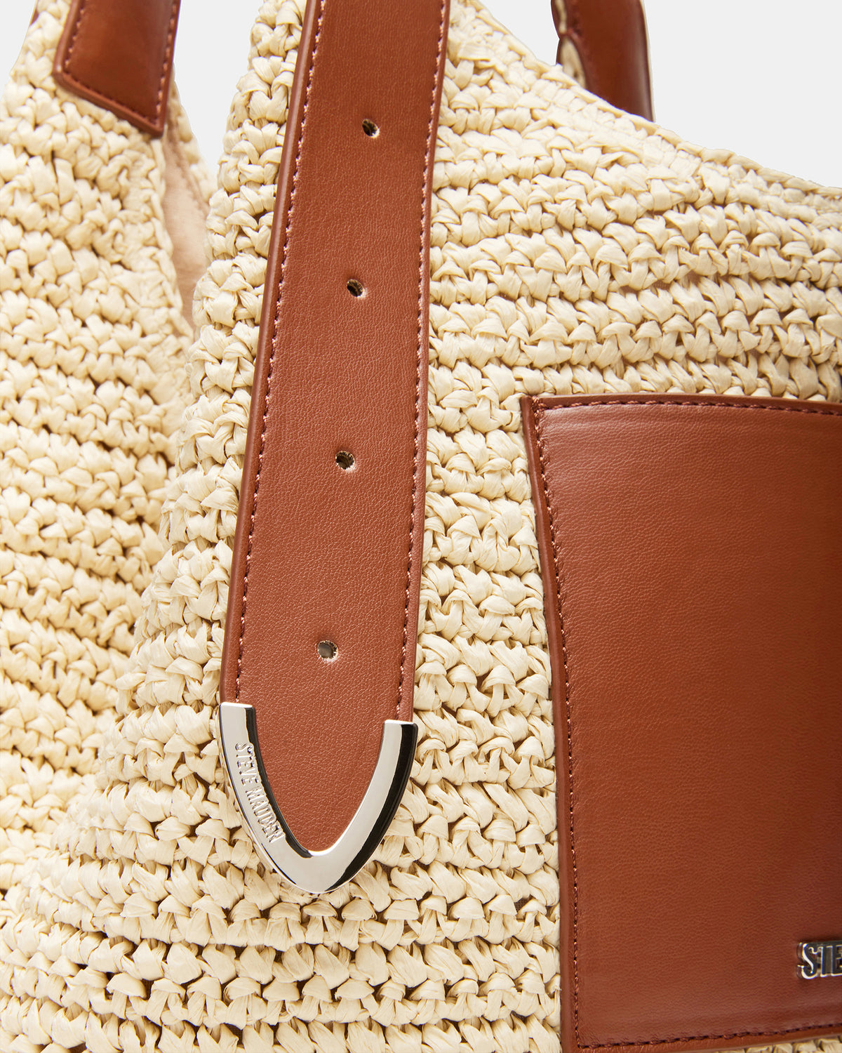 HIPPEE Cognac Multi Women's Belt Tip Buckle Shoulder Strap Bag