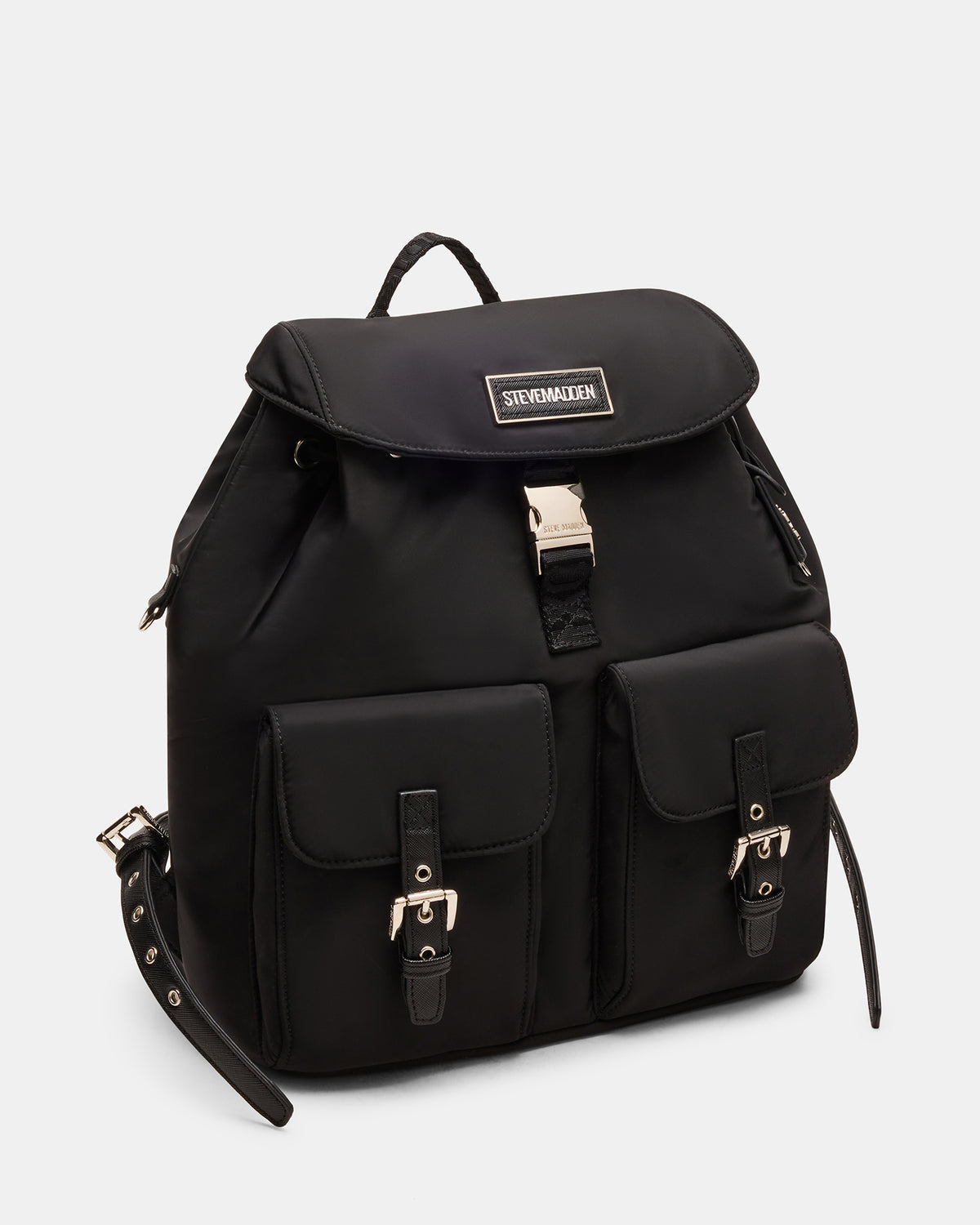 ROLO Black Women's Drawstring Backpack