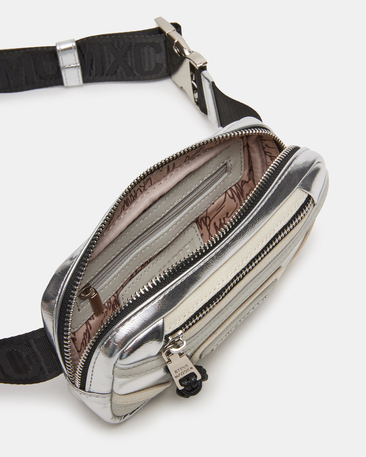 MADRIDD Belt Bag Silver | Women's Handbags