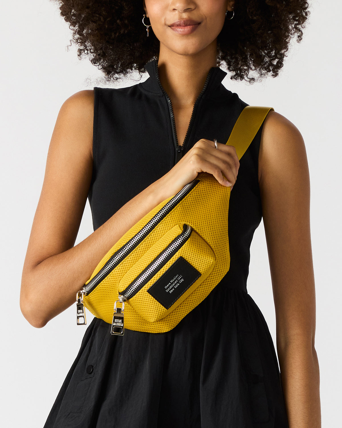 VERDICT Yellow Women's Sporty Belt Handbag