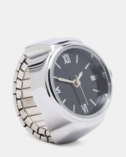 WATCH RING Black Women's Accessories