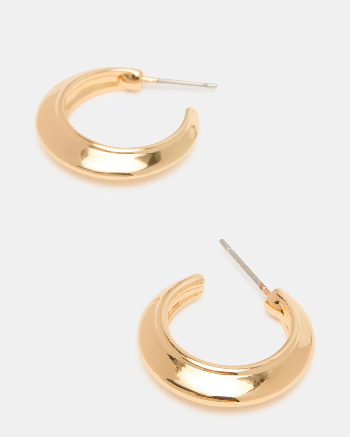 SMALL HOOP EARRINGS GOLD Women's Chubby Small Hoop Earrings