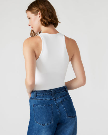 NICO White Women's Contour Stretch Bodysuit