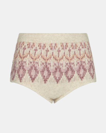 SUZETTE Multi Fair Isle Micro Women's Hot Shorts