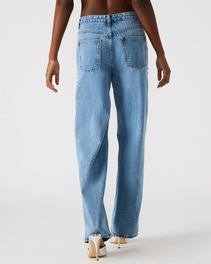 TAYLOR Jean Rhinestone Women's Cutout Jeans