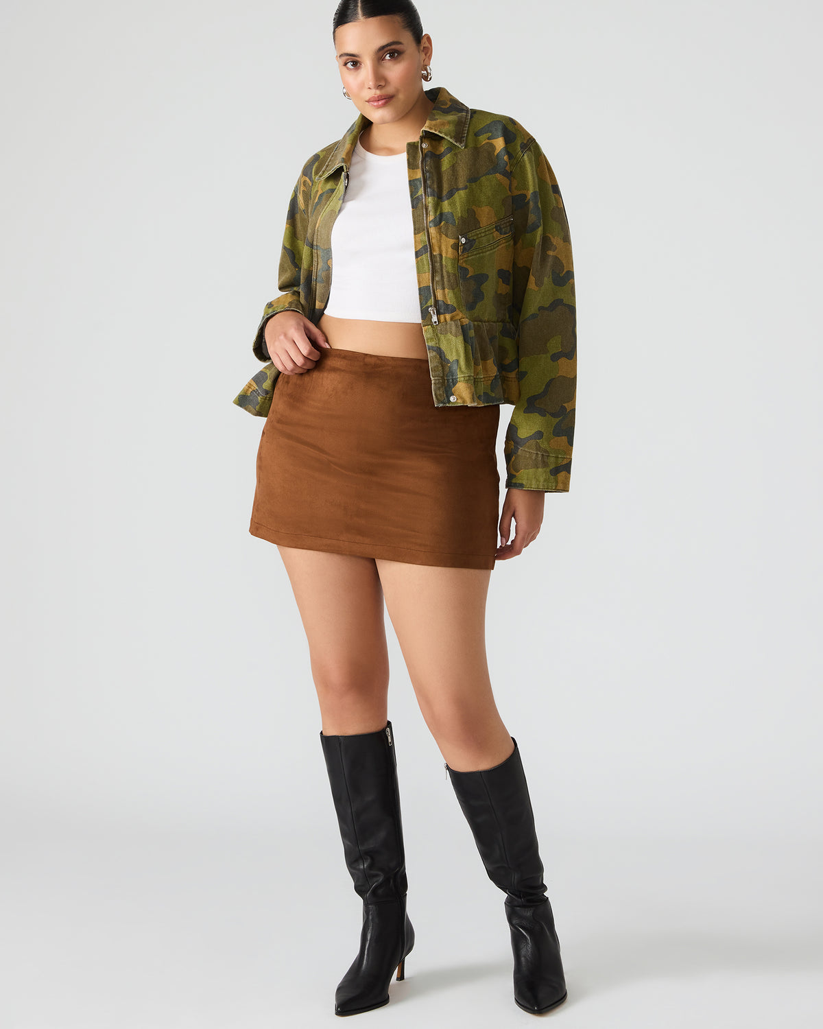CINDI Skort Chicory Coffee Women's Mini Skort