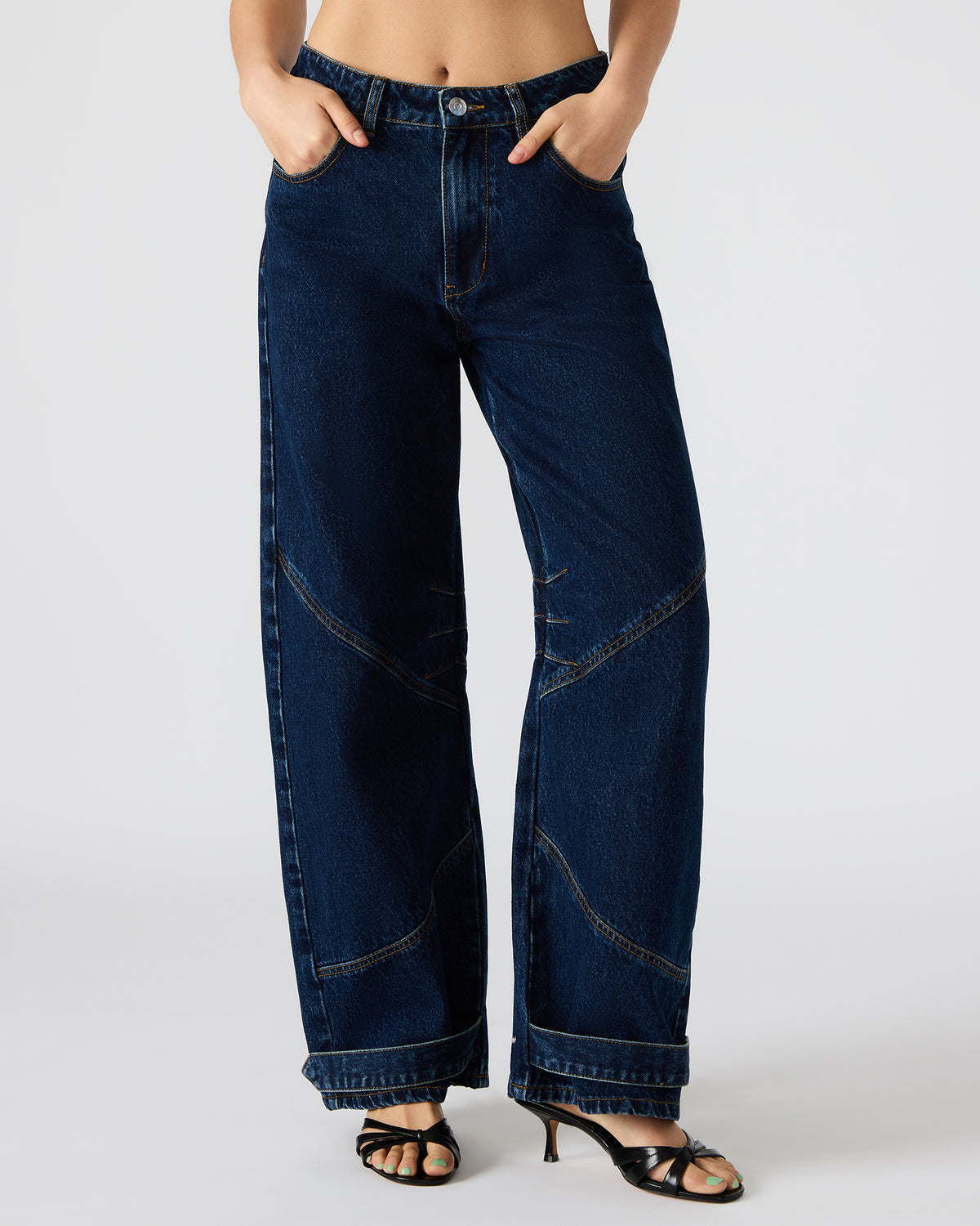 TRE Dark Denim Barrel Women's Jean