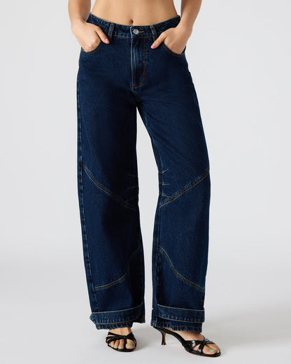 TRE Dark Denim Barrel Women's Jean