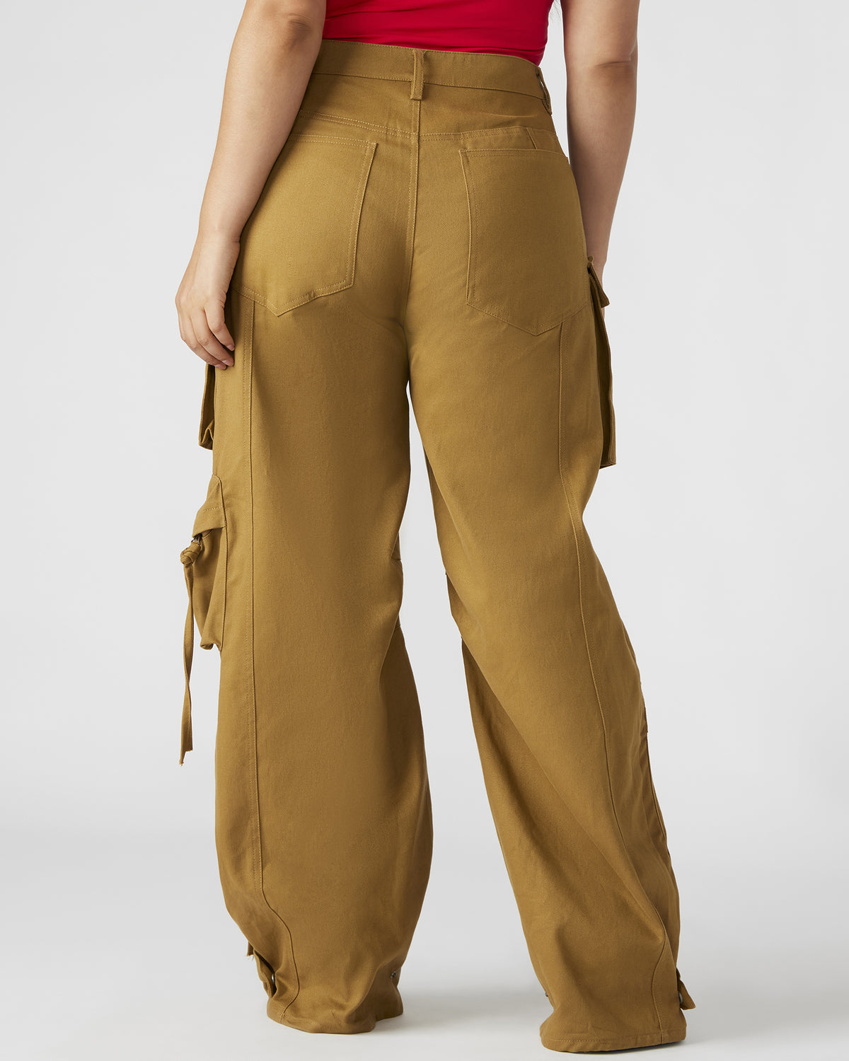 DUO Khaki Women's Utility Cargo Pants