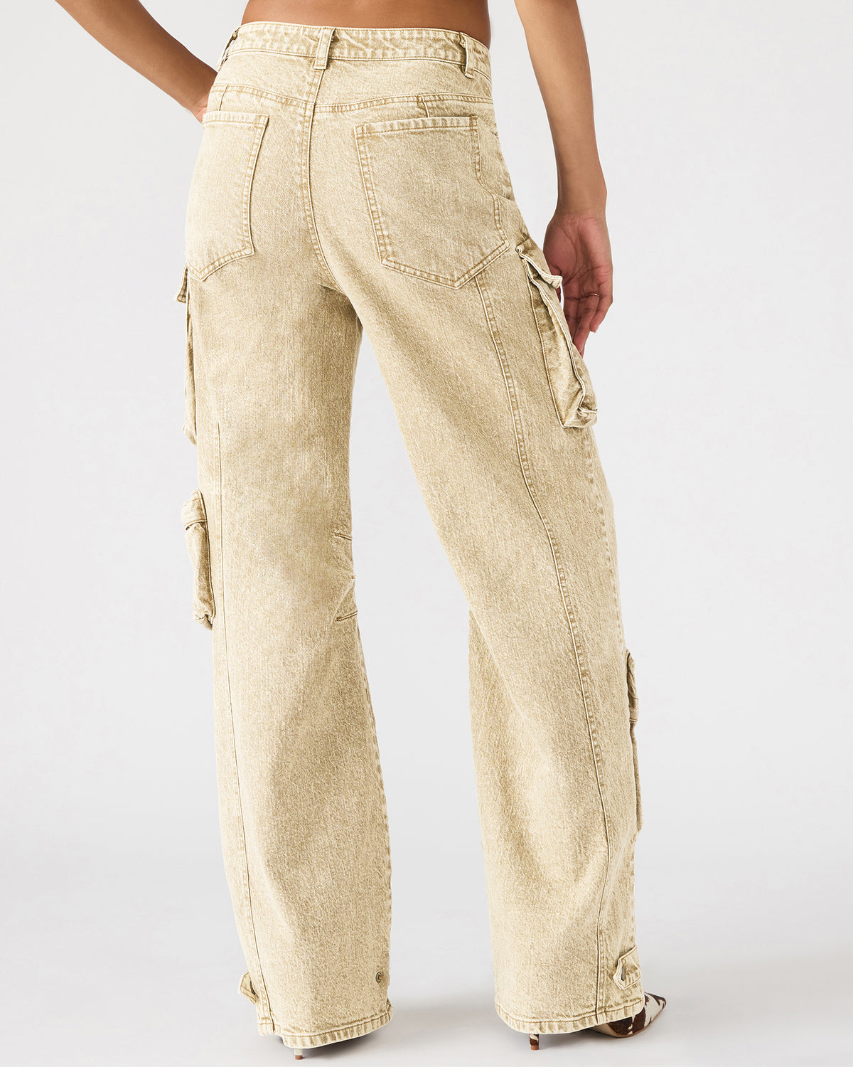 DUO Cafe Au Lait Women's Utility Cargo Pants