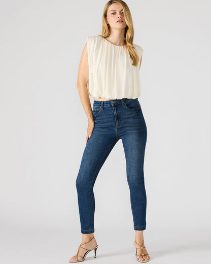 LONA Midnight Blue Denm Skinny Women's Jeans