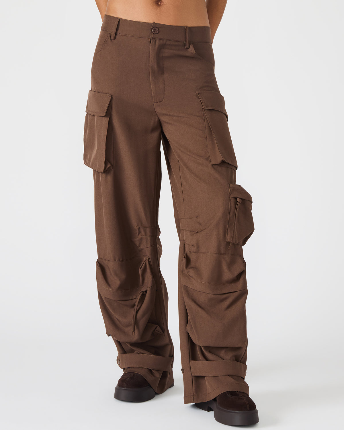 DUO Chocolate Women's Utility Cargo Pants