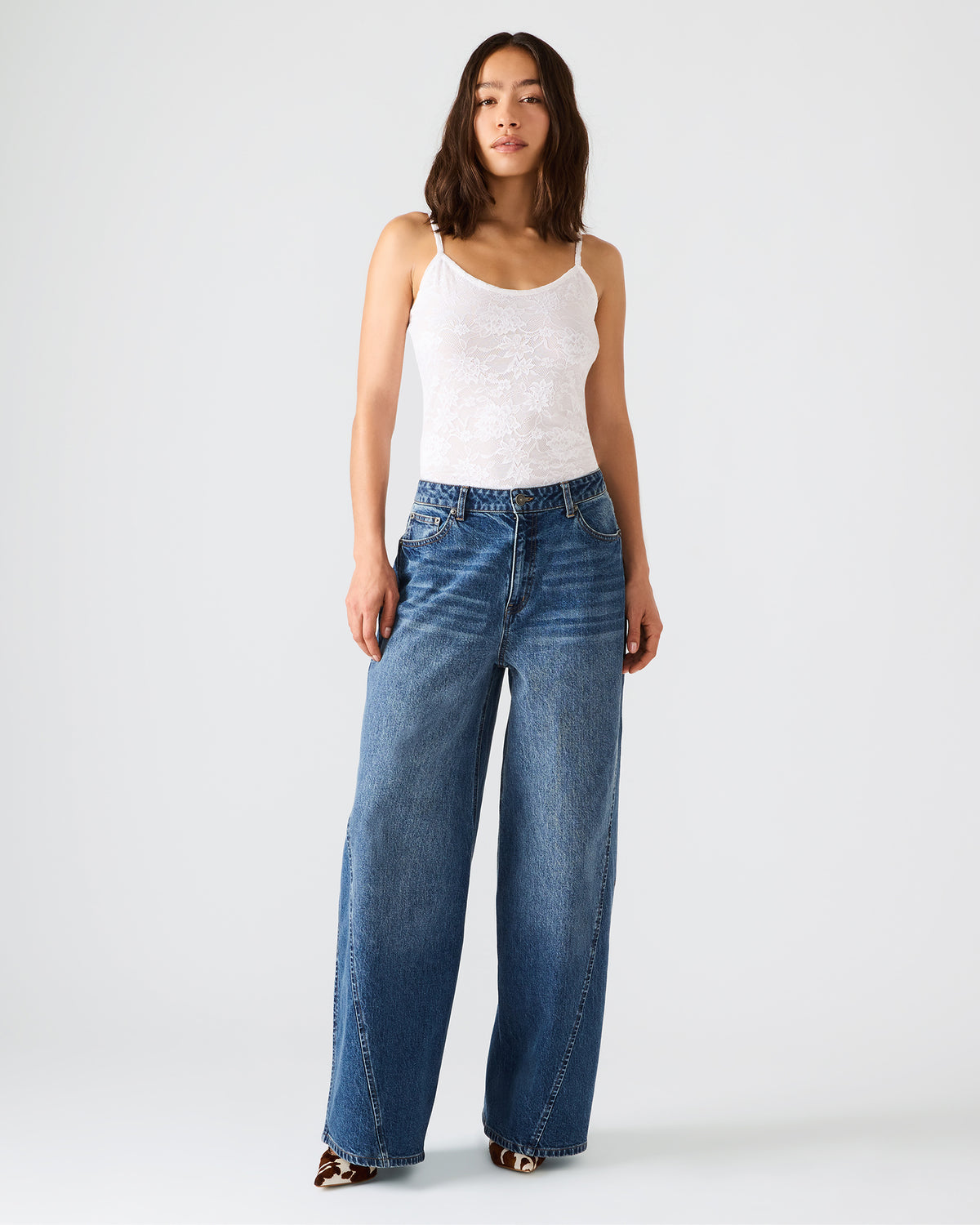 RORI Dark Navy Straight-Leg Denim Women's Bottoms
