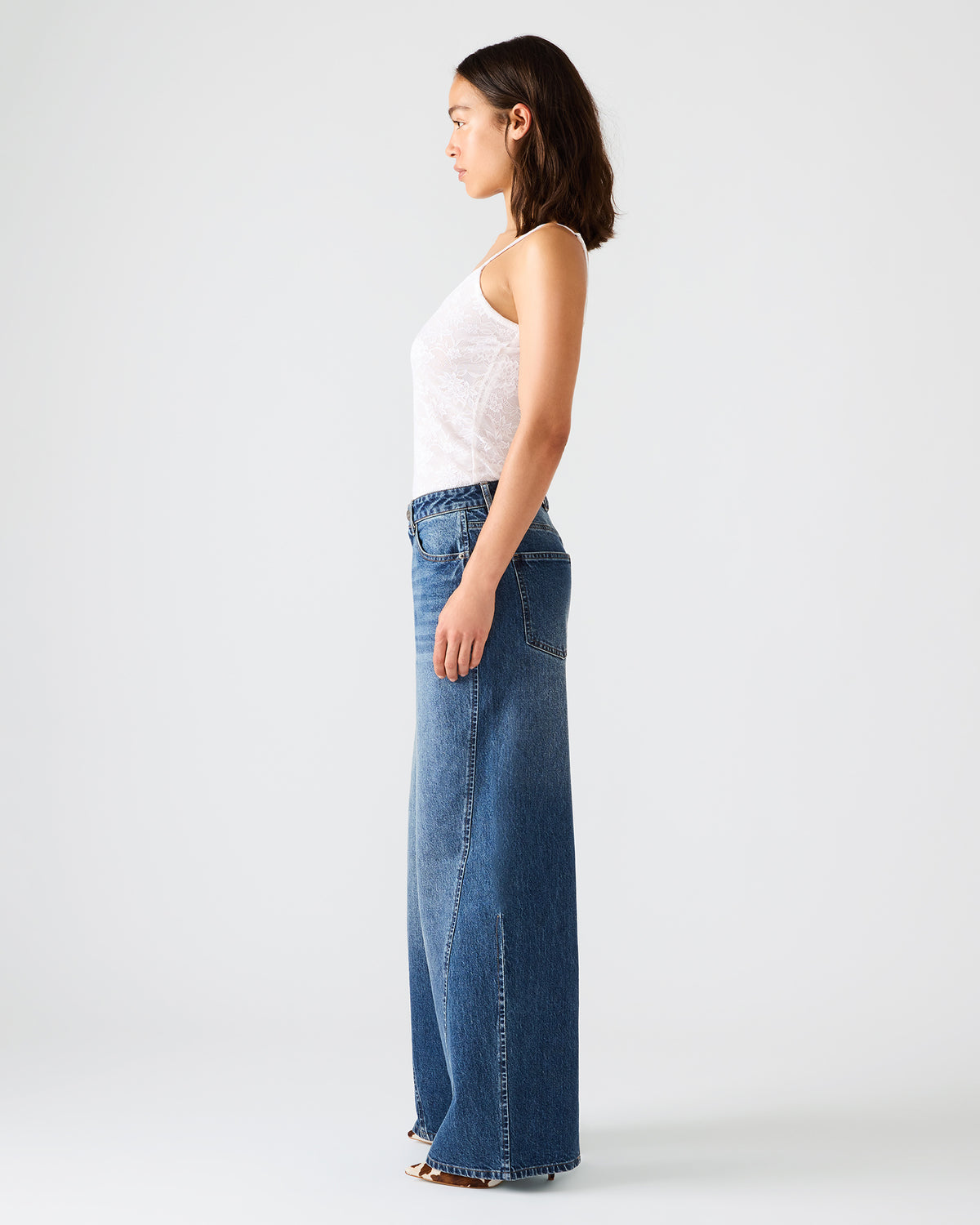 RORI Dark Navy Straight-Leg Denim Women's Bottoms