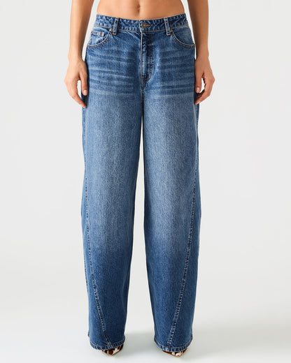 RORI Dark Navy Straight-Leg Denim Women's Bottoms
