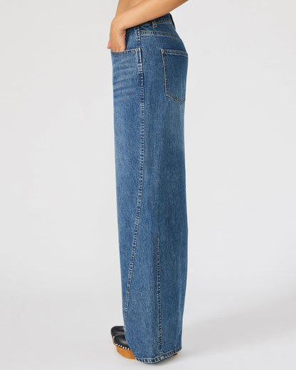 MELLIE Midnight Blue Denim Wide-Leg Women's Jeans