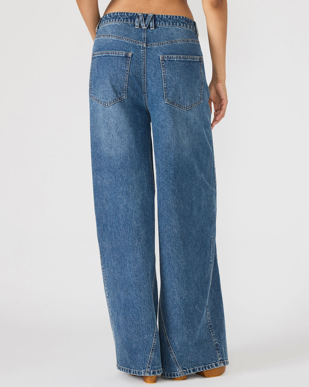 MELLIE Midnight Blue Denim Wide-Leg Women's Jeans