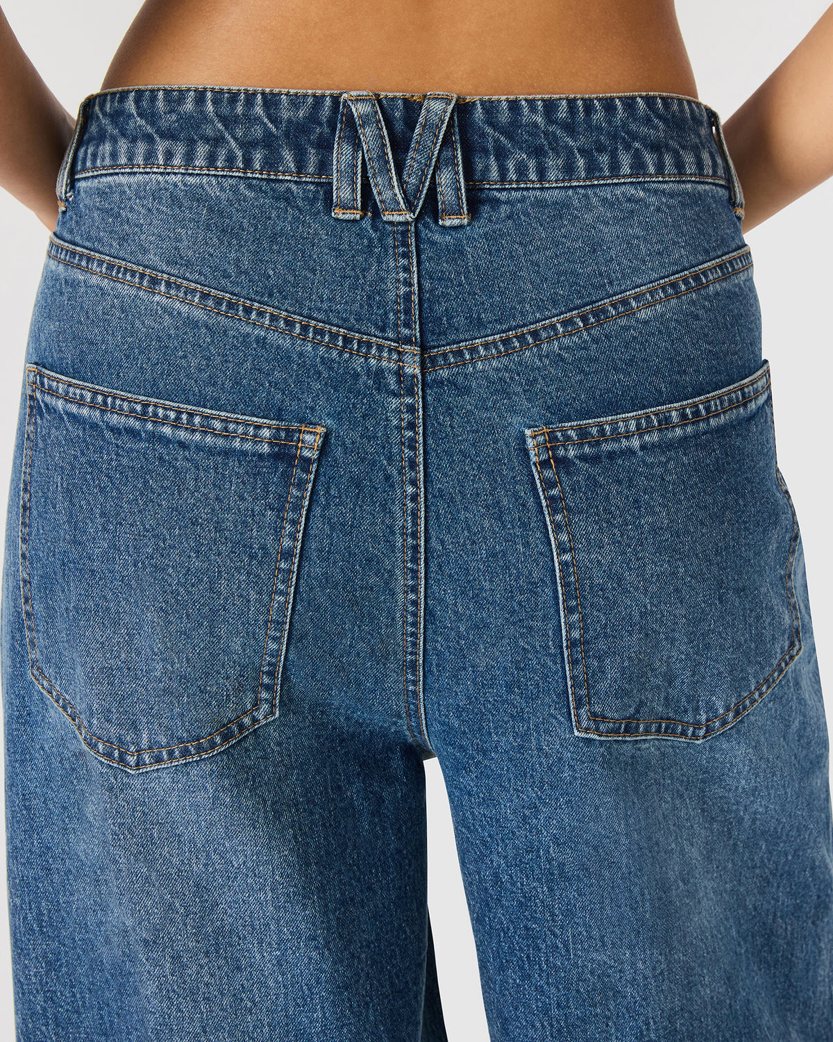 MELLIE Midnight Blue Denim Wide-Leg Women's Jeans