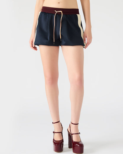 DAISY Midnight Athletic Tie-Front Matching Set Women's Shorts