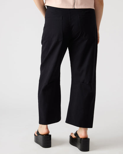 HANIEL Black Women's Barrel Leg Pant