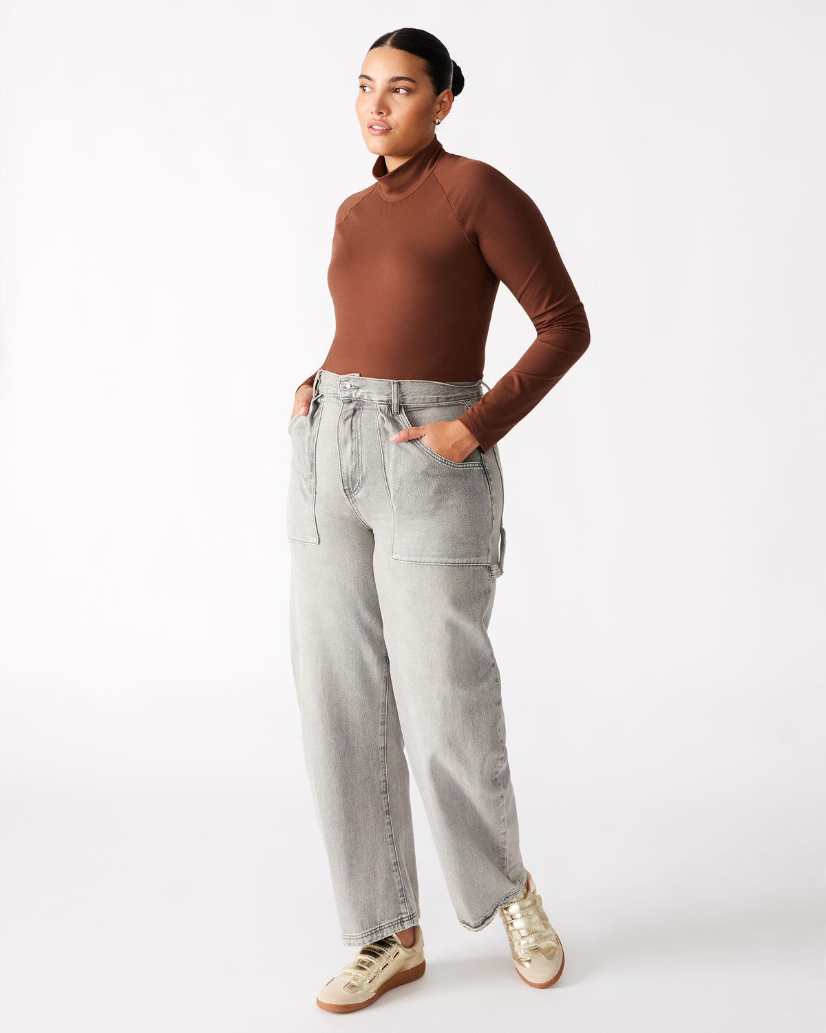 HANSEN Pant Light Grey | Women's Barrel Leg Pants