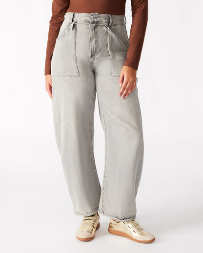 HANSEN Pant Light Grey | Women's Barrel Leg Pants