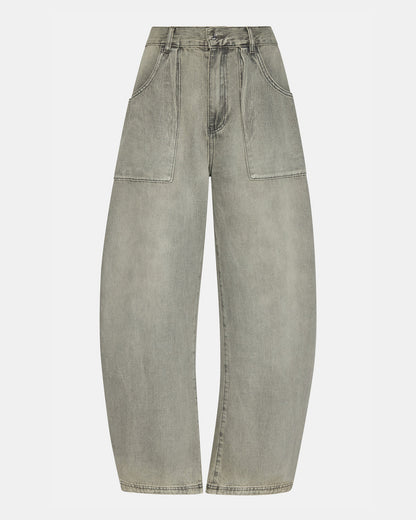HANSEN Pant Light Grey | Women's Barrel Leg Pants