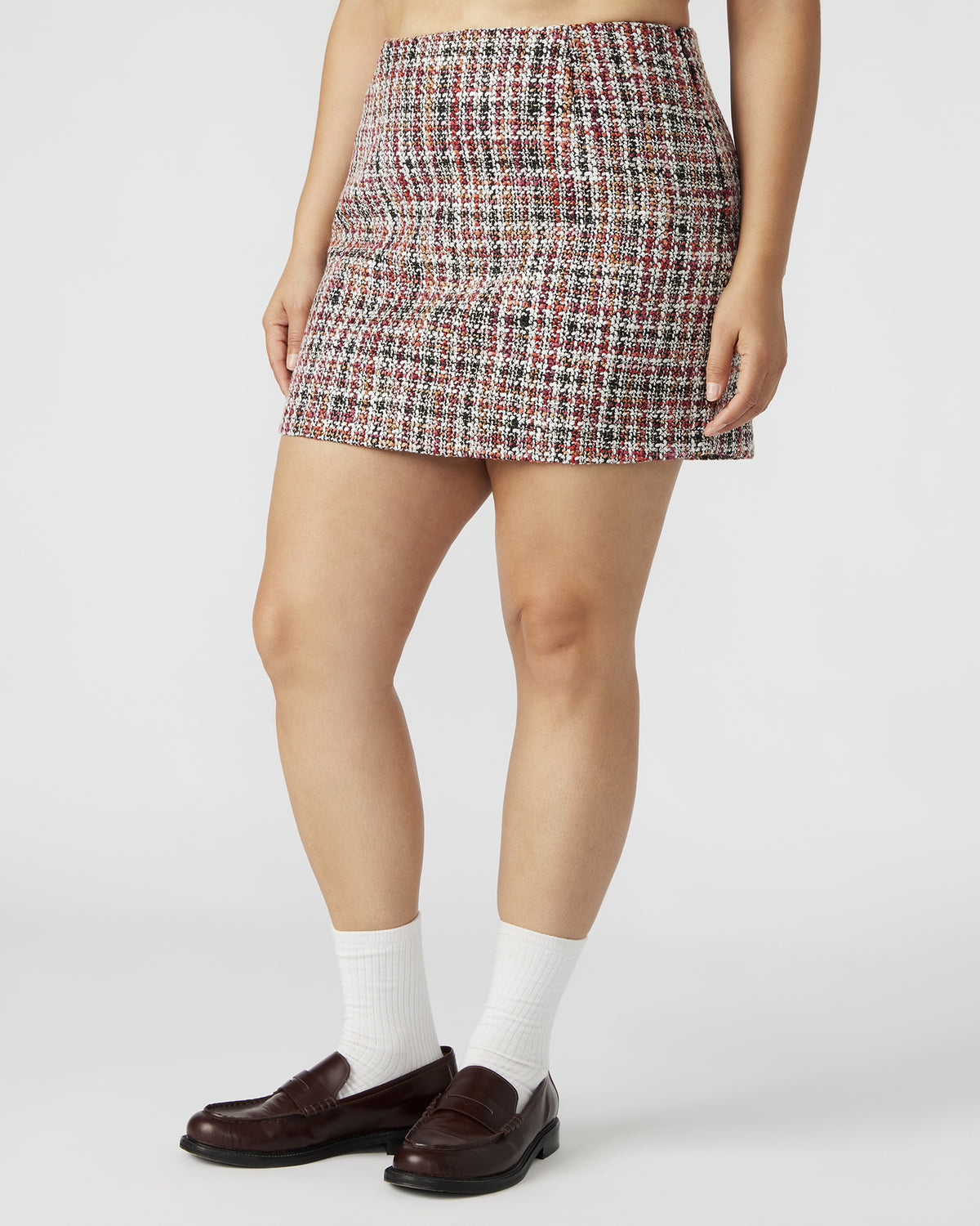 MATTEA Skirt Red Multi | Women's Speckled Mini Skirt