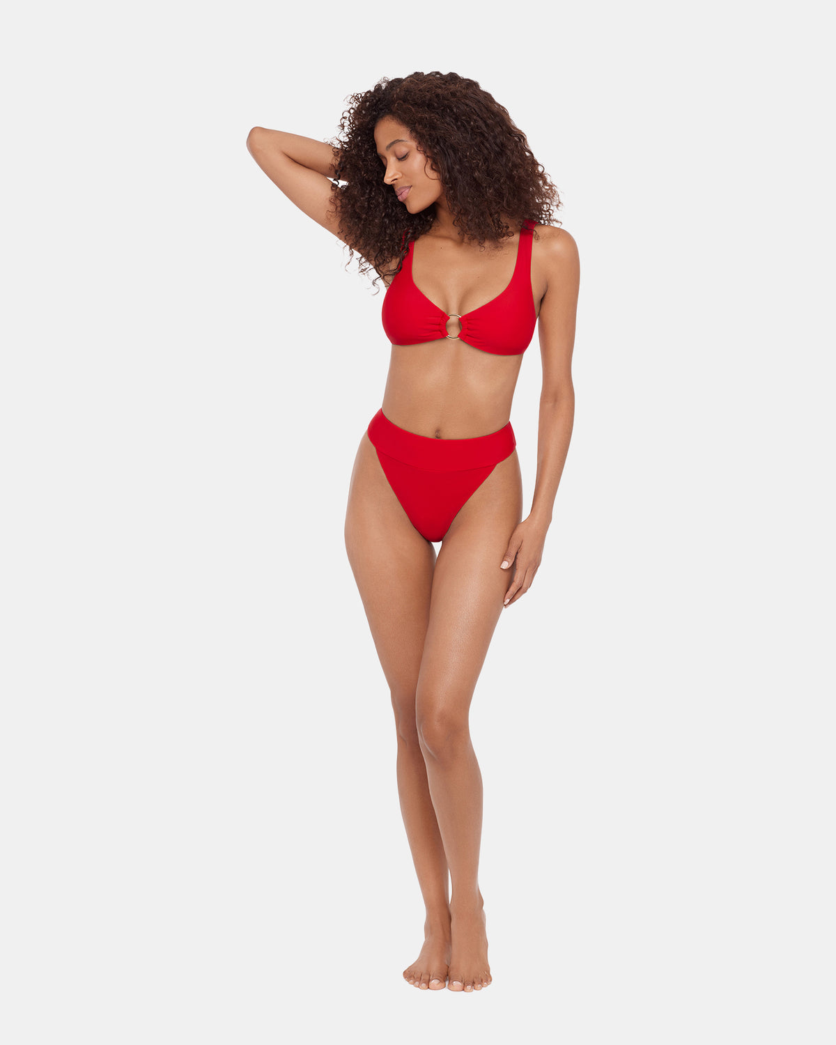 SLEEK 'N CHIC BIKINI TOP CHERRY Women's Bikini Top